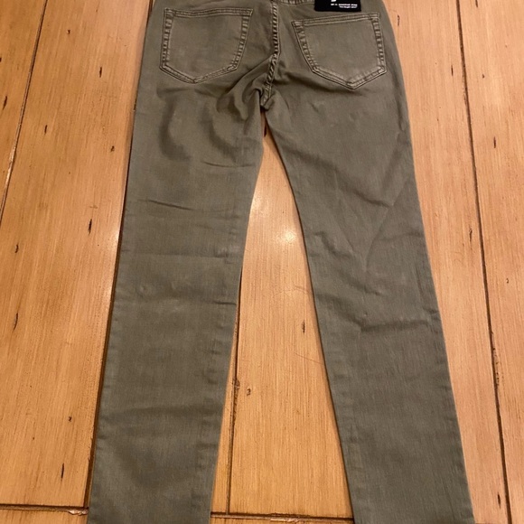 Free people Women’s Sandrine Rose Army Olive Green New size 27 virgin label - Picture 4 of 12